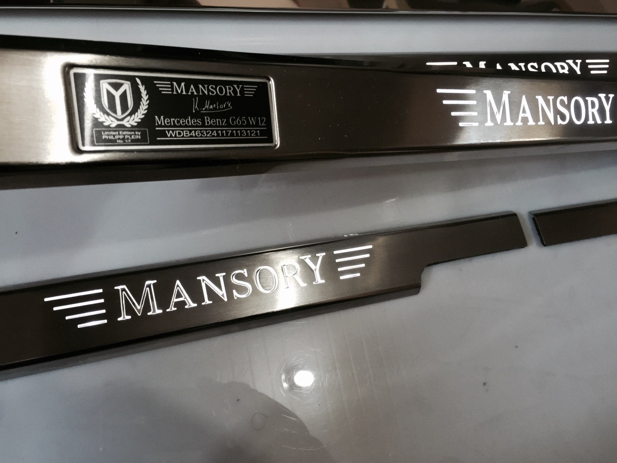 Mansory LED Illuminated Door Sills 4 or 5 pcs for Mercedes-Benz G-Class W463