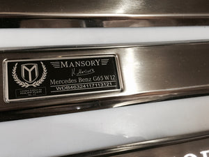 Mansory LED Illuminated Door Sills 4 or 5 pcs for Mercedes-Benz G-Class W463