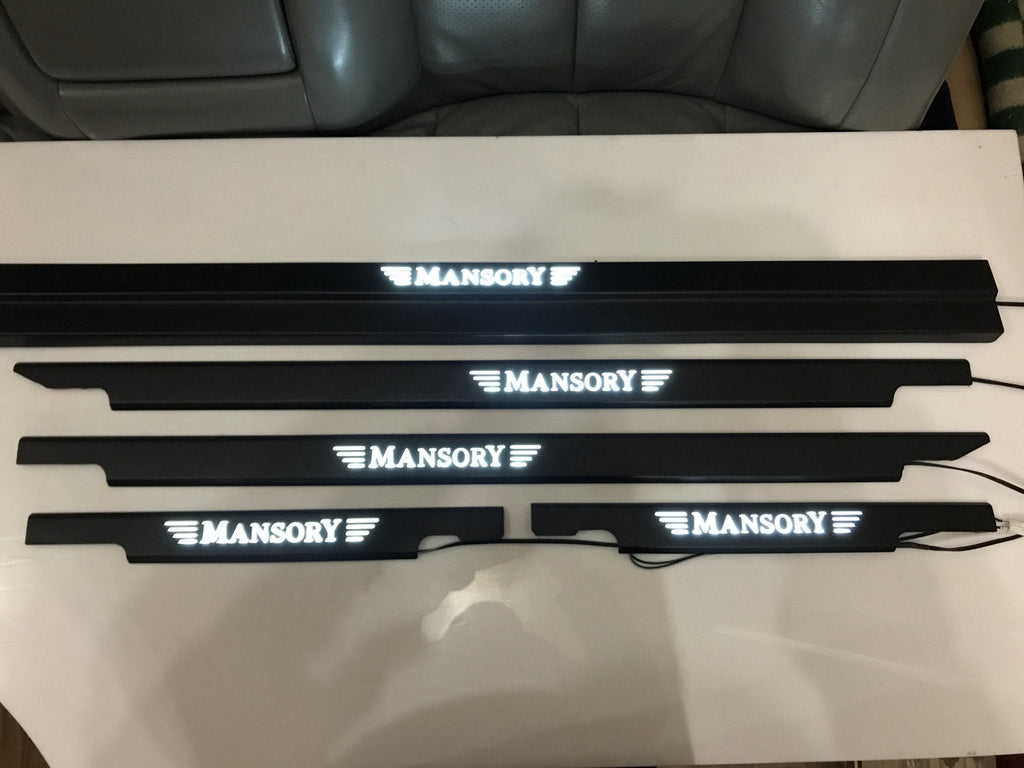 Mansory Umbrales de puerta iluminados con LED 4 o 5 piezas para Mercedes-Benz Clase G W463