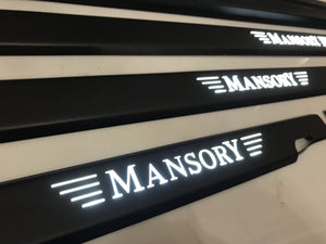 Mansory Umbrales de puerta iluminados con LED 4 o 5 piezas para Mercedes-Benz Clase G W463