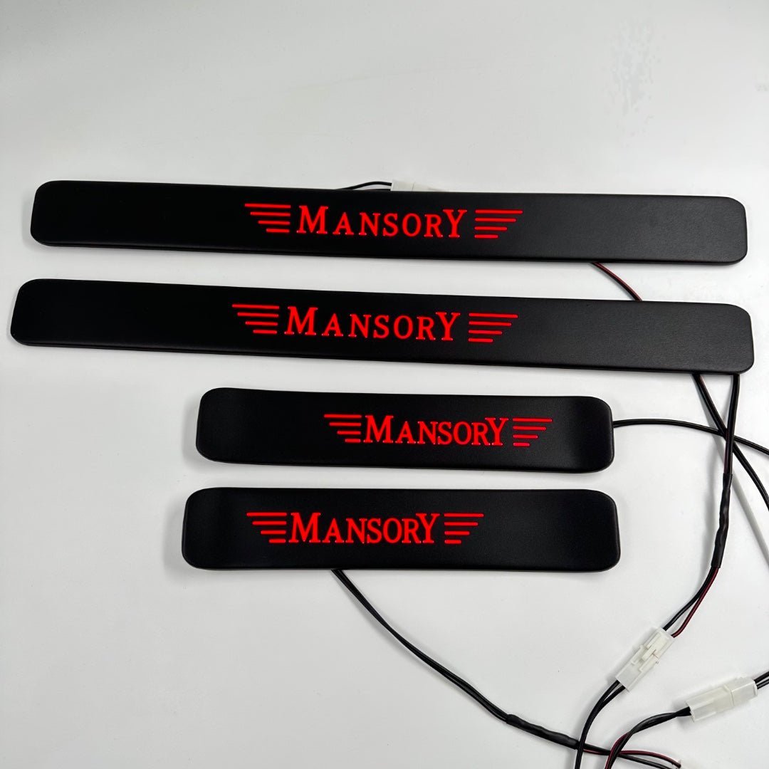 Mansory RED LED Illuminated Door Sills 4 pcs for Mercedes-Benz W463A W464 G-Class