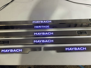 Maybach Heritage LED Illuminated Door Sills 4 or 5 pcs for Mercedes-Benz G-Class W463