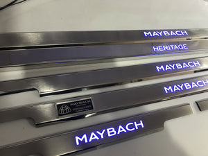 Maybach Heritage LED Illuminated Door Sills 4 or 5 pcs for Mercedes-Benz G-Class W463