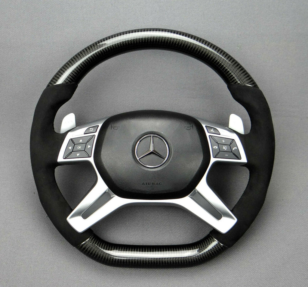 Volante Mercedes AMG Style Carbono Alcantara Clase G GL ML W463 W166 X166