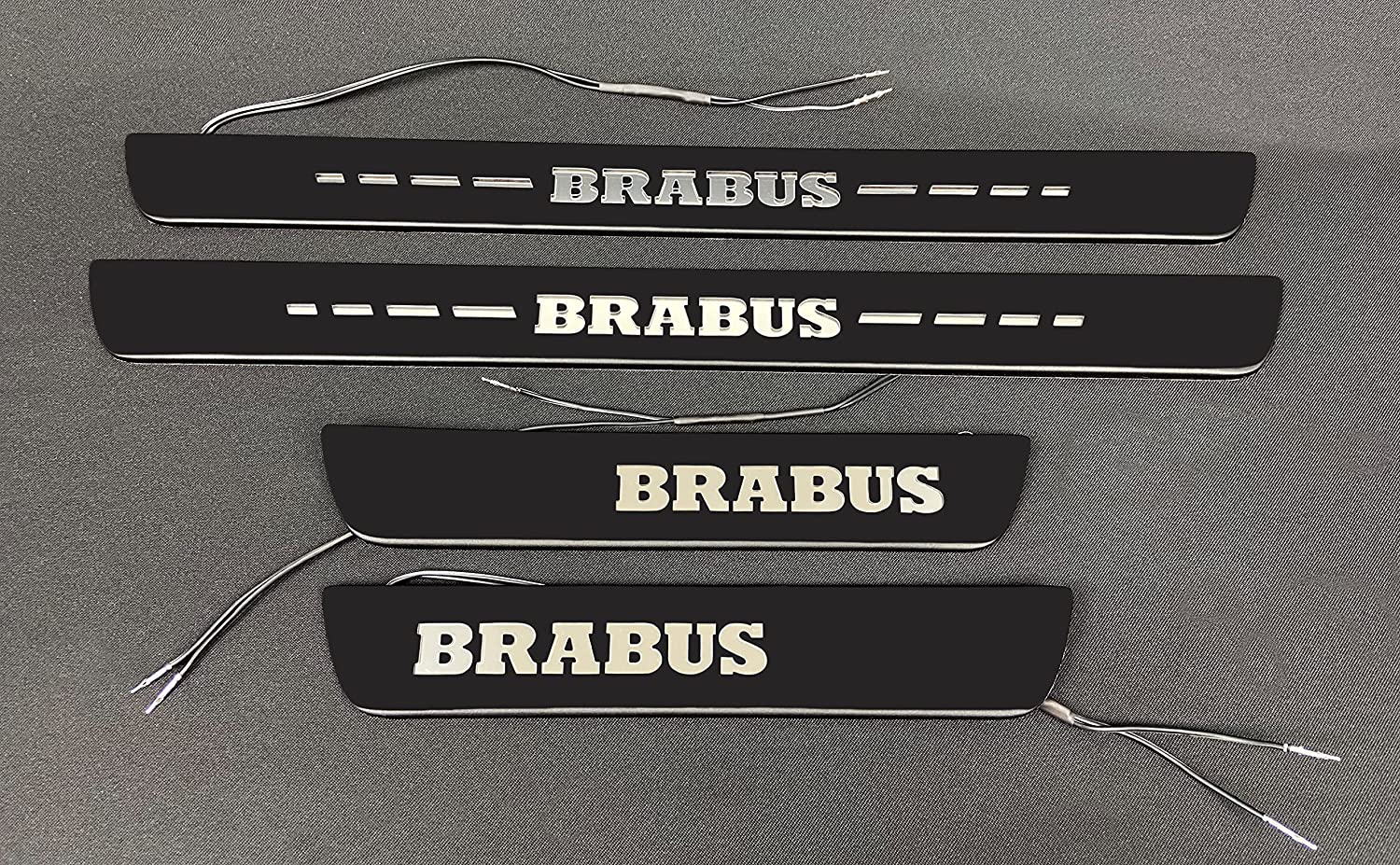 3D Powered by BRABUS Lettering Car Interior Center Panel Badge Emblem  Styling Sticker for C E S Class BRABUS Metal Decor Sticker - AliExpress