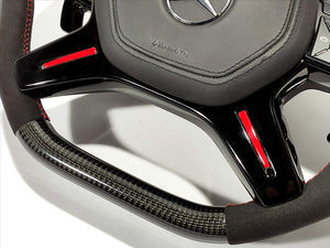 Mercedes-Benz Carbon Alcantara Steering Wheel G-Wagon GL ML Class W463 X166 W166