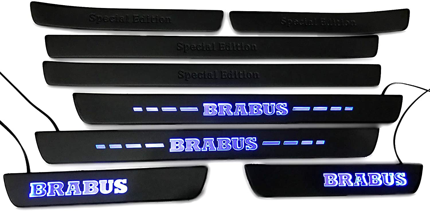 Brabus Illuminated Double B Logo For 222-300-00 Side Skirts Mercedes-Benz  S65 AMG W222 15-16