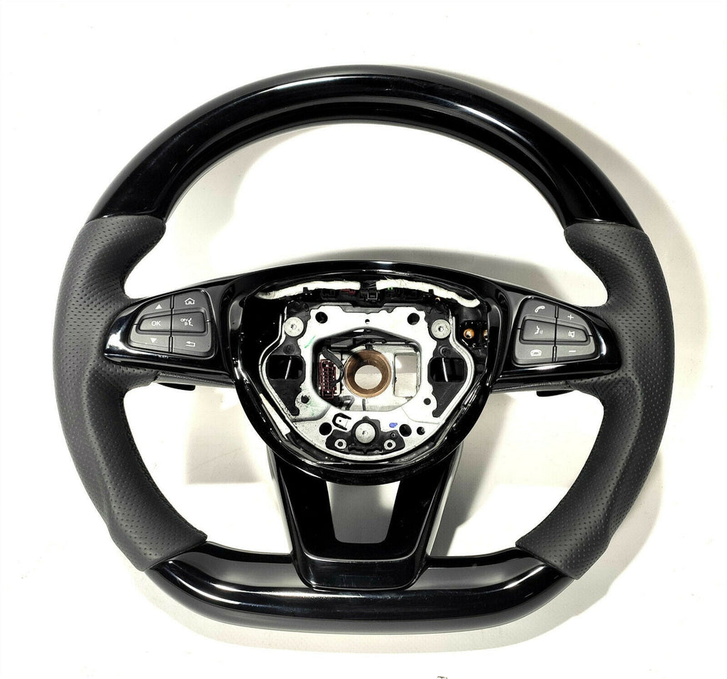 Mercedes-Benz GLE GLC GLS W205 Steering Wheel Carbon Piano Black Leather