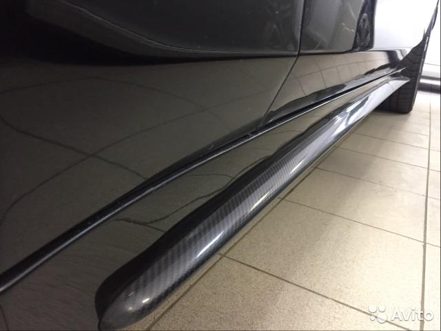 Mercedes-Benz S-Class W222 Carbon Side Skirts Exterior Mouldings Trim 4pcs Set