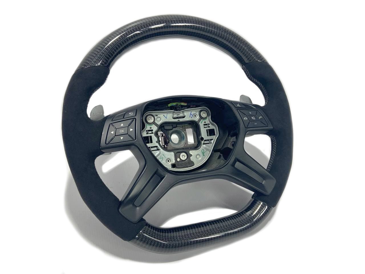 Mercedes-Benz Steering Wheel Carbon Alcantara G-Wagon GL ML W166 X166 W463 Class