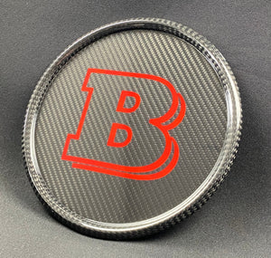 Mercedes-Benz W463A W464 G-Class G-Wagon G63 G500 front grille Carbon Fiber gloss Brabus style badge RED Sign