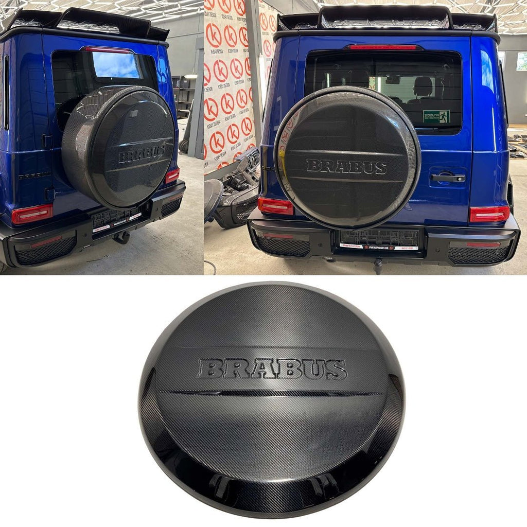 Mercedes Brabus carbon rear spare wheel cover plate for W463A W464 G Wagon