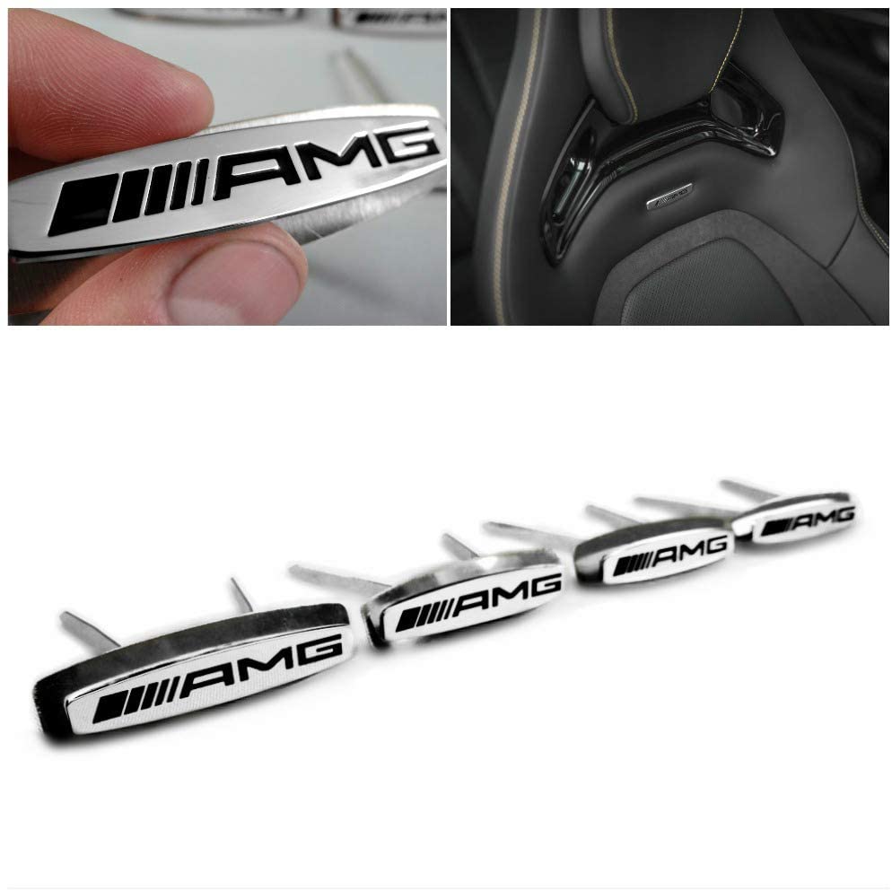 Metal AMG seats emblem badge logo set for Mercedes-Benz W463A G-Class