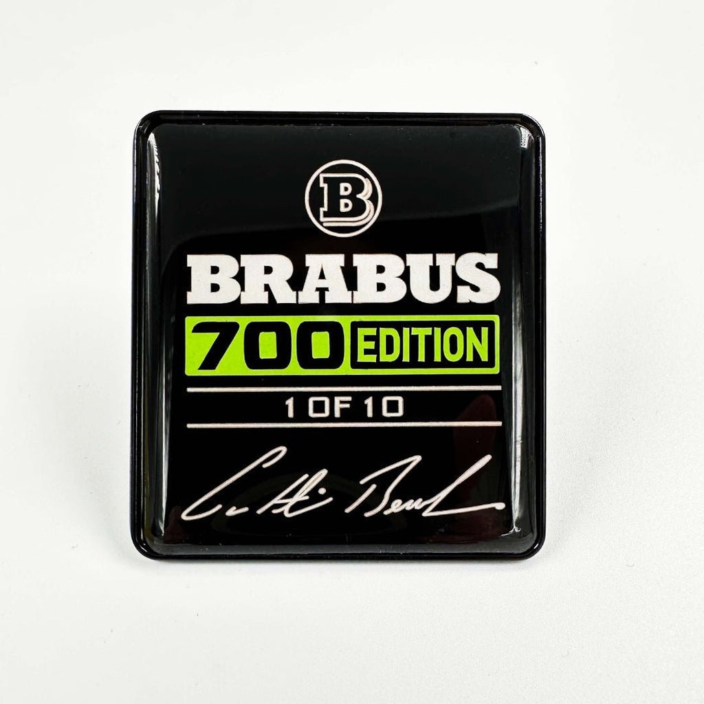 Metall Brabus 700 Edition 1 von 10 Grüne Sitze Emblem Abzeichen Logo-Set für Mercedes-Benz W463A G-Klasse 