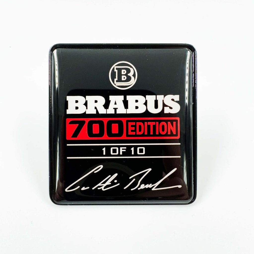 Metal Brabus 700 edition 1 of 10 Red seats emblem badge logo set for Mercedes-Benz W463A G-Class
