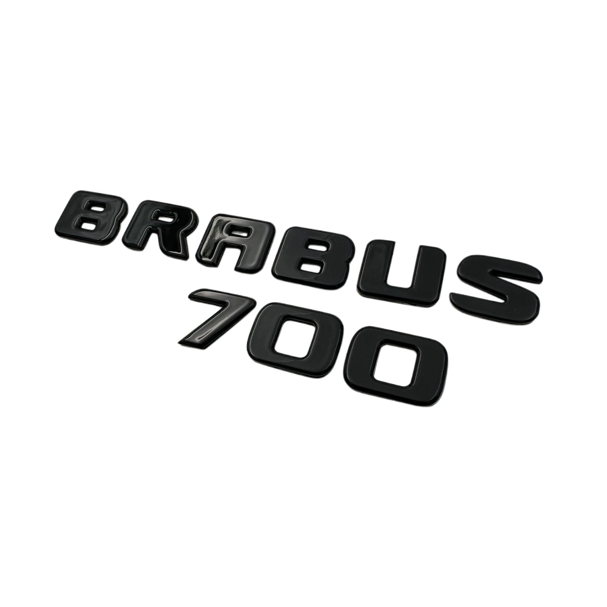 Metallic Brabus 700 rear trunk letters emblem logo badges for Mercedes-Benz G-Class W463 W463A