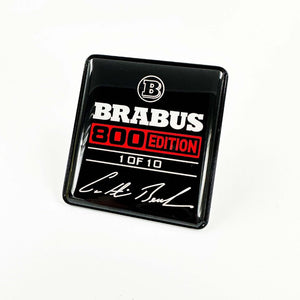 Metal Brabus 800 edition 1 of 10 RED seats emblem badge logo set for Mercedes-Benz W463A G-Class