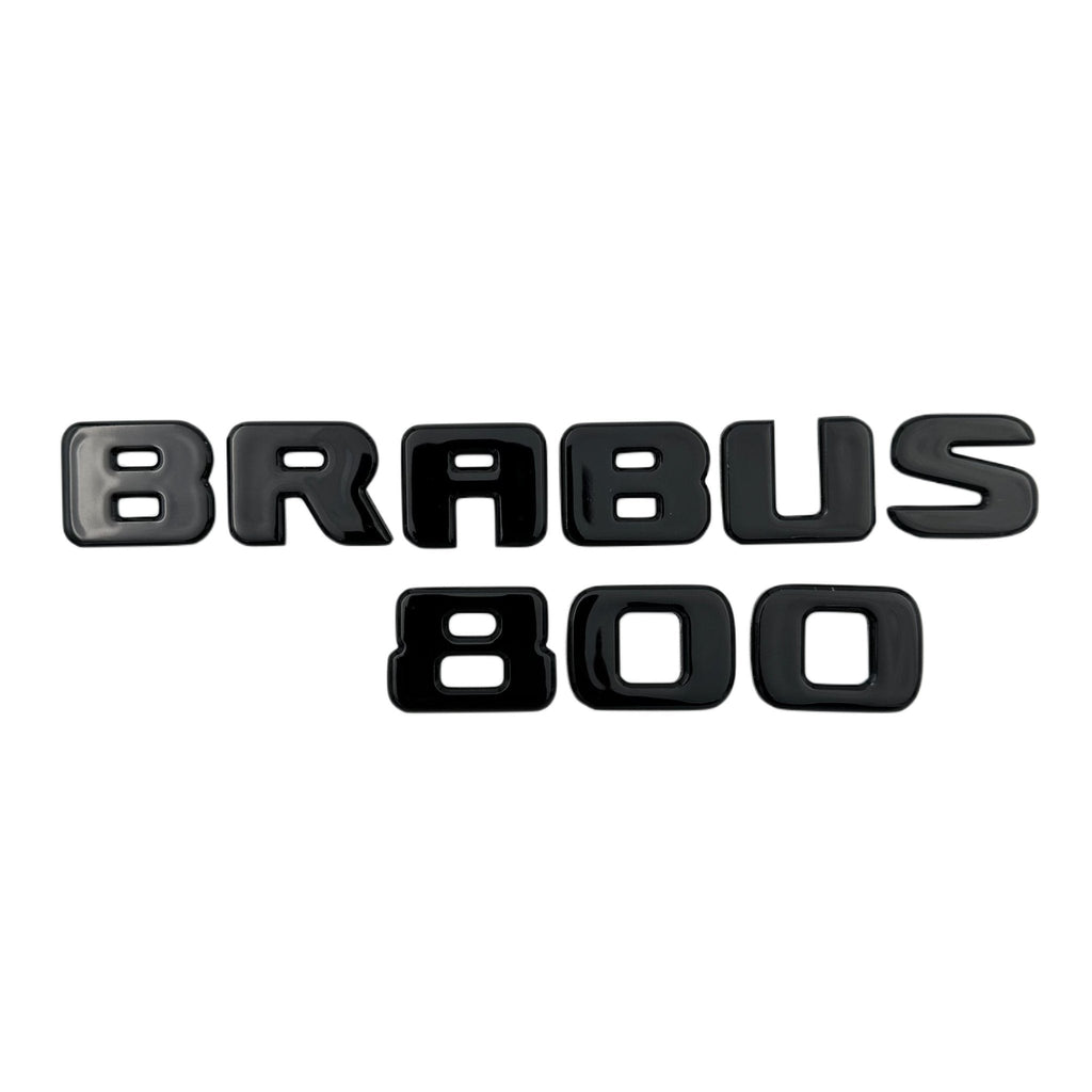 Metallic Brabus 800 rear trunk letters emblem logo badges for Mercedes-Benz G-Class W463 W463A