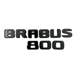 Metal Brabus 800 rear trunk letters emblem logo badges for