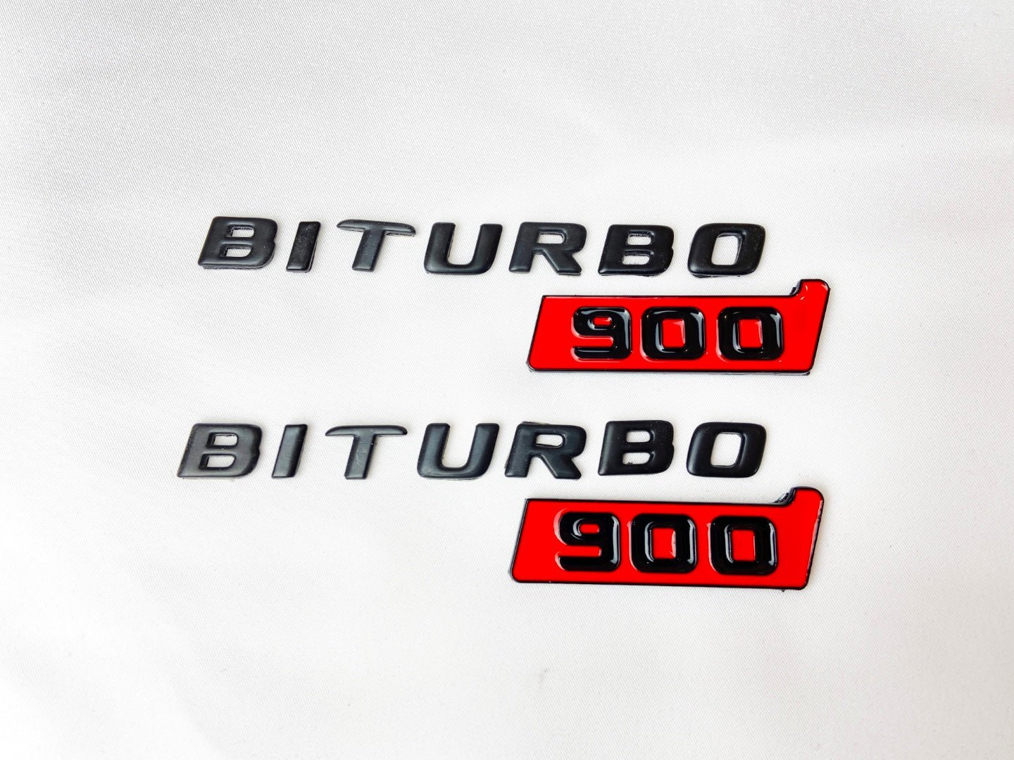 Metallic Brabus Biturbo 900 emblem logo badges set for Mercedes-Benz W463 W463A G-Class