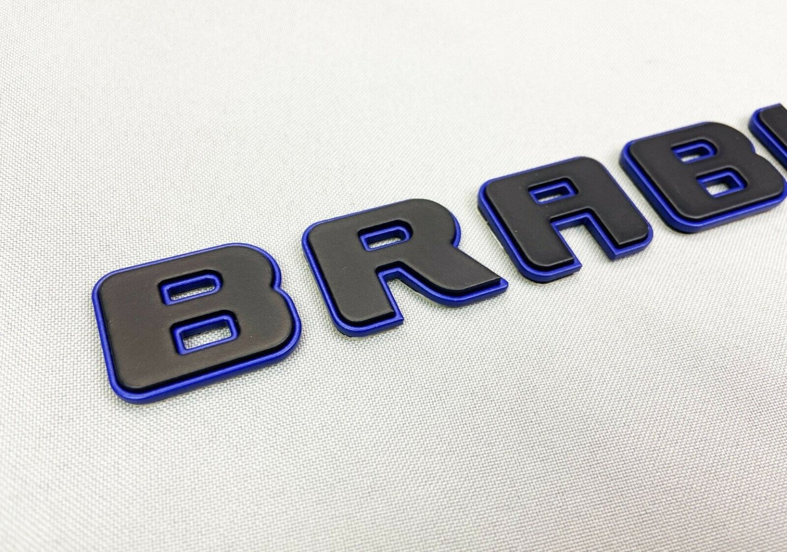Metallic Brabus ROCKET blue black emblems badges set for Mercedes-Benz G-Class W463 W463A