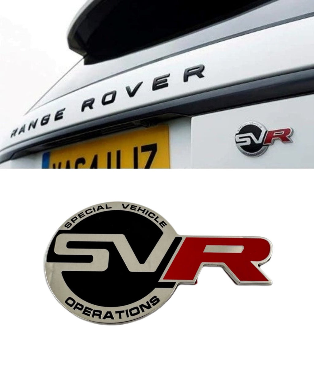 Range Rover SVR Special Operations style badge