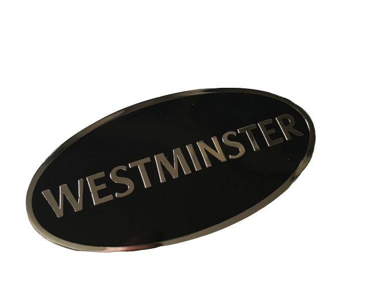 Range Rover Westminster logo badge