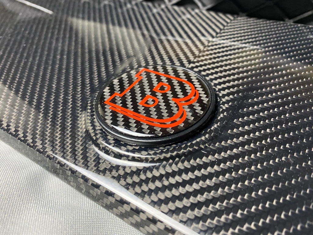 G Wagon Carbon Fiber Badge Grille Emblem Brabus Style fits W463A W464 2019+