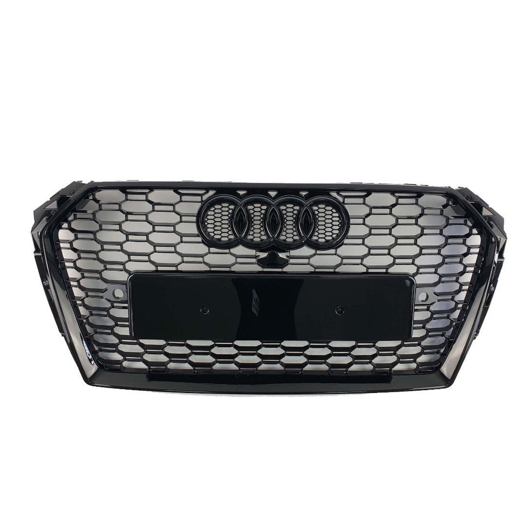 RS4 BLACK quattro front bumper radiator grille for Audi A4 S4 B9 2015-2019