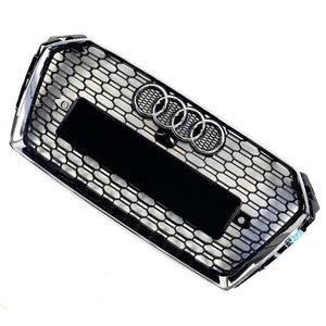 RS4 chrome black quattro front bumper radiator grille for Audi A4 S4 B9 2015-2019