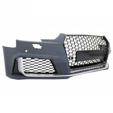 RS4 front bumper with radiator grille for Audi A4 S4 B9 2015-2019