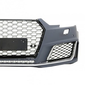 RS4 front bumper with radiator grille for Audi A4 S4 B9 2015-2019