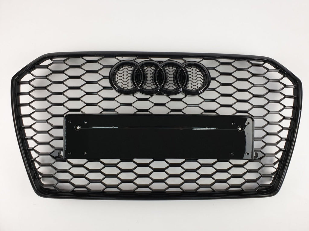 Rejilla radiador parachoques delantero RS6 negra para Audi A6 C7 2015-2018