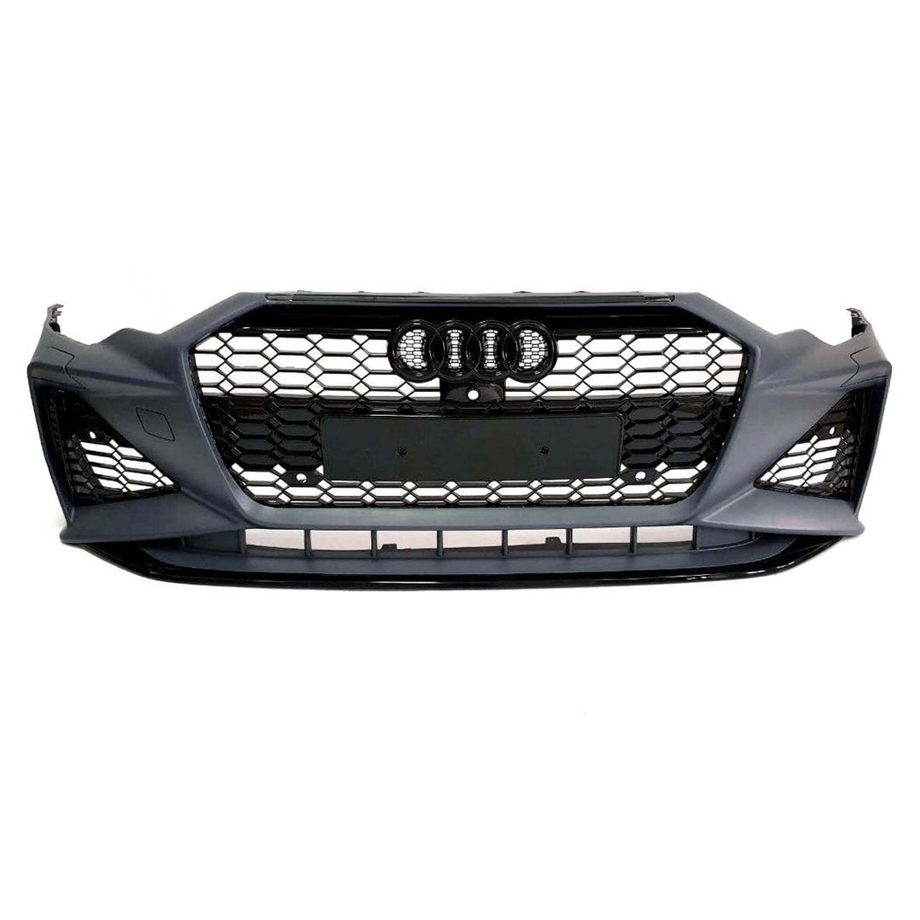 RS6 front bumper with radiator grille for Audi A6 C8 2019+