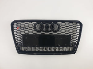 RS7 front bumper radiator grille black QUATTRO for Audi A7 4G 2010-2014