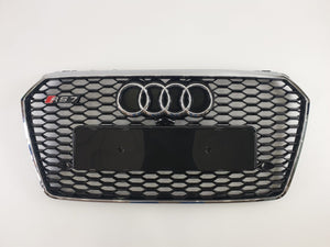 RS7 Frontstoßstange Kühlergrill Chrom für Audi A7 C7 4G Sportback 2014-2017 Facelift