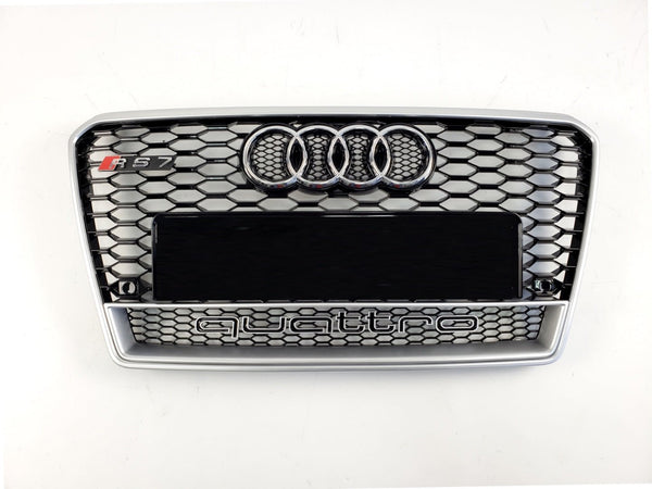 RS7 front bumper radiator grille chrome QUATTRO for Audi A7 4G 2010-2014