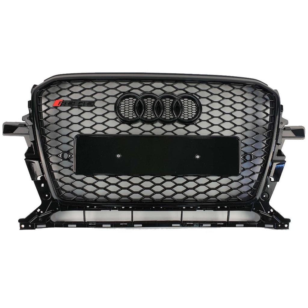Rejilla del radiador del parachoques delantero negro RSQ5 para Audi Q5 8R 2012-2015