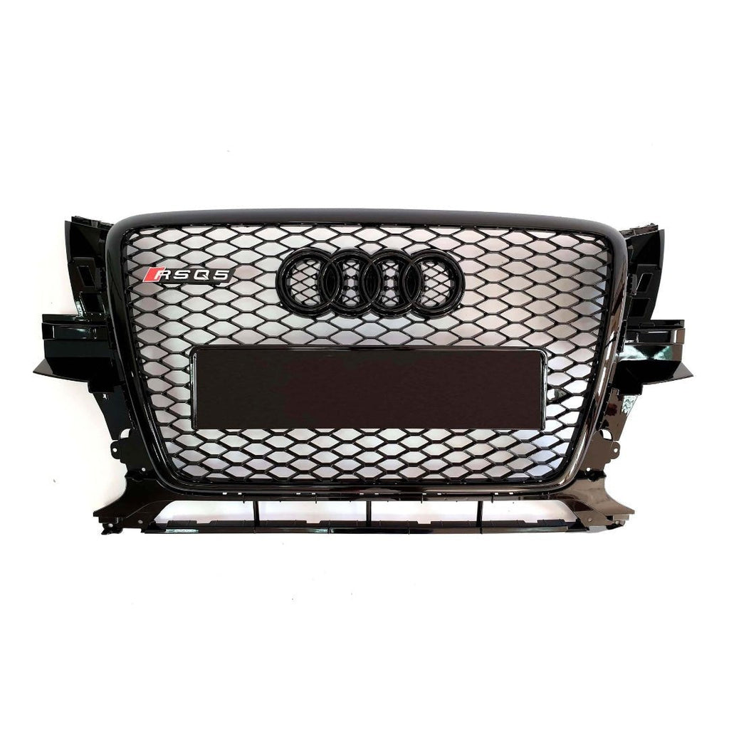 Rejilla del radiador del parachoques delantero negro RSQ5 para Audi Q5 SQ5 8R 2008-2012