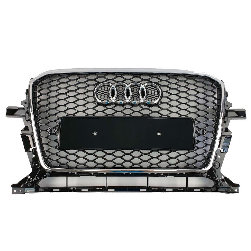 Rejilla del radiador del parachoques delantero cromado RSQ5 para Audi Q5 8R 2012-2015
