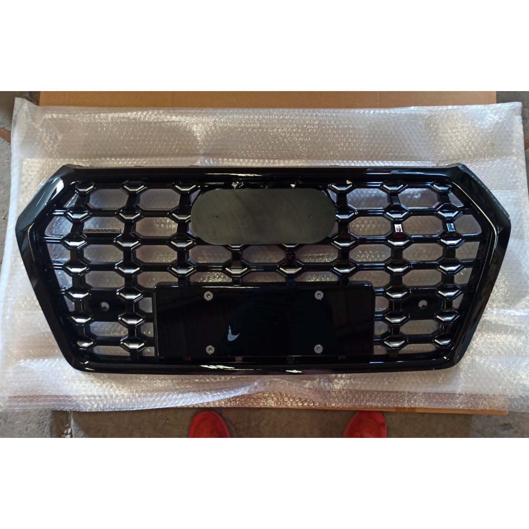 RSQ5 style front bumper black radiator grille limited edition for Audi Q5 FY 2016-2020