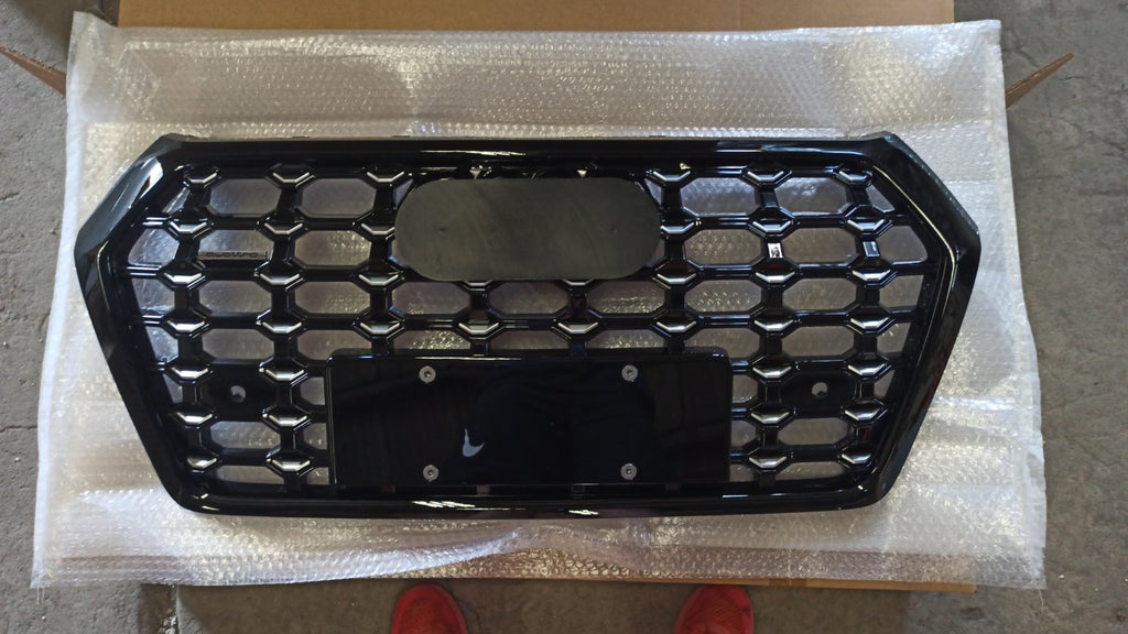Rejilla de radiador negra estilo parachoques delantero RSQ5 edición limitada para Audi Q5 FY 2016-2020