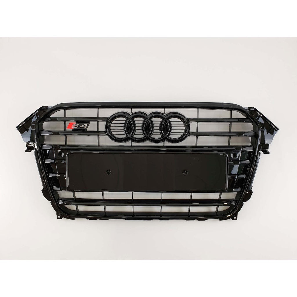 S4 all BLACK front bumper radiator grille for Audi A4 B8 2012-2015