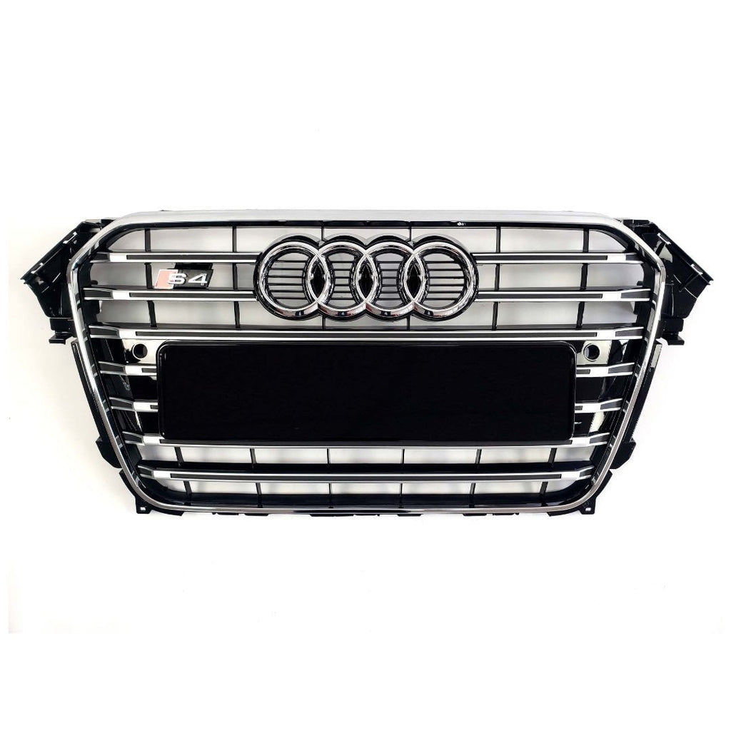 S4 chrome radiator grille for front bumper Audi A4 B8 2012-2015
