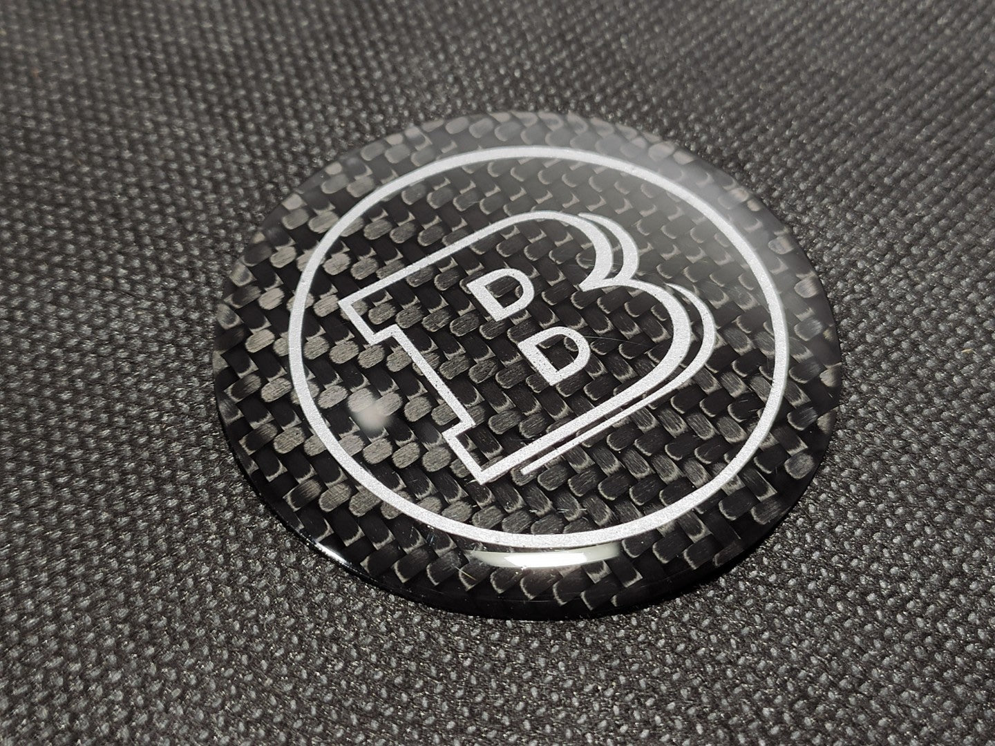 Сarbon fiber Brabus badge emblem logo 53mm for Mercedes W463 W464 G Wagon