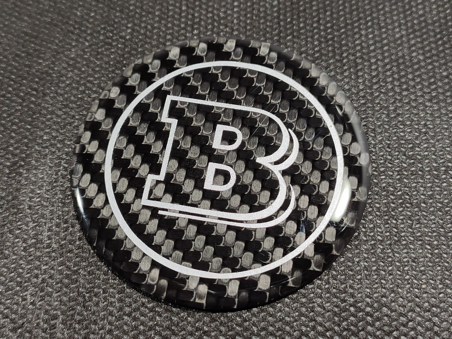 Сarbon fiber Brabus badge emblem logo 53mm for Mercedes W463 W464 G Wagon