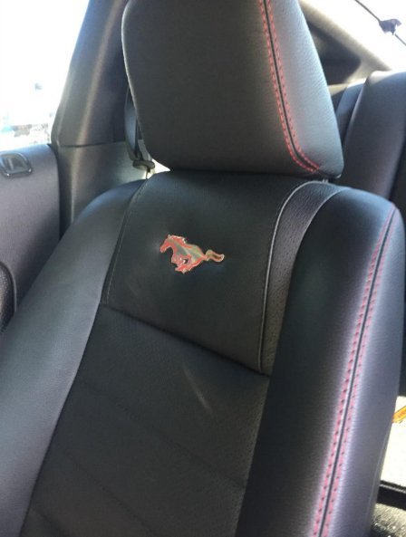 Sitzlogo-Abzeichen Mustang