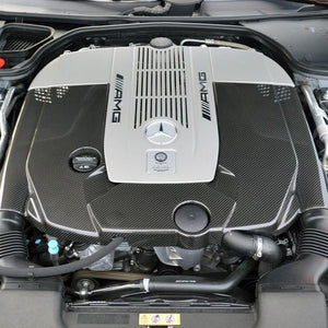 Set of engine cover badges emblems 4 pcs golden Brabus style for Mercedes-Benz AMG M275 V12 biturbo engine