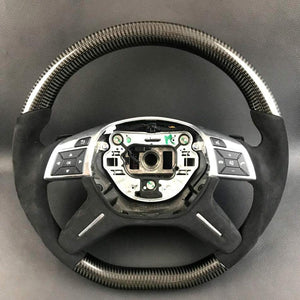 Steering Wheel Carbon Alcantara Center for Mercedes-Benz ML W166 GL GLS GLE W463 W212